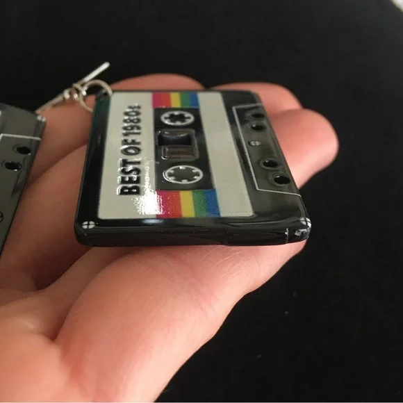 Music Tape Vintage Style Dangle Earrings - Picture 3 of 6